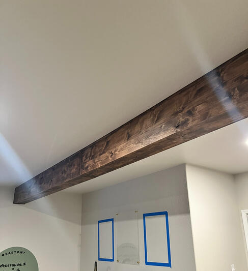 Solid Alder Faux Ceiling Beam