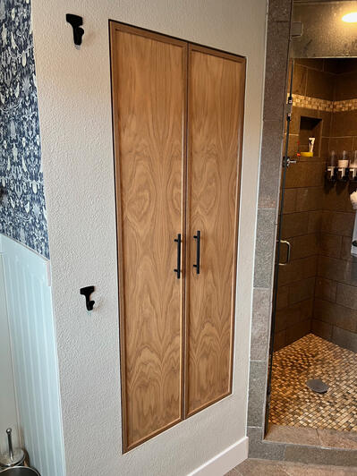 White Oak Skinny Shaker Doors